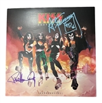 KISS: Group Signed "Destroyer" Album Cover (4 Sigs)(JSA COA)