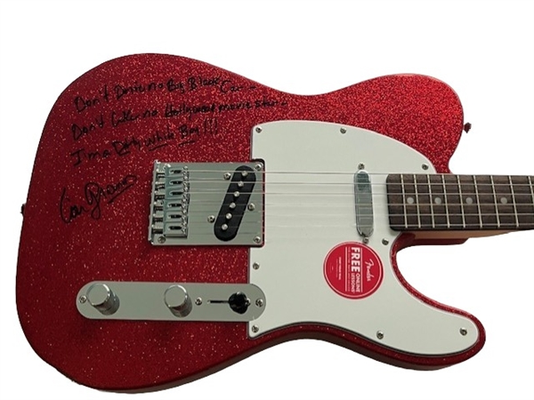 Foreigner: Lou Gramm Signed Fender Telecaster w/ "Dirty White Boy" Lyrics & Exact Photo Proof! (Third Party Guaranteed)