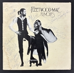 Fleetwood Mac ULTRA RARE VINTAGE Group Signed "Rumors" Record Album with All 5 Members! (Beckett/BAS & JSA LOAs)