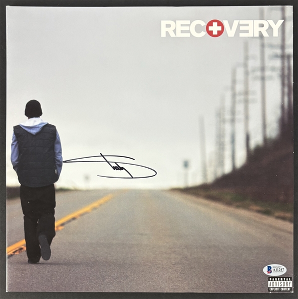 Eminem "Shady" Signed "Recovery" Album Cover (Beckett/BAS LOA)