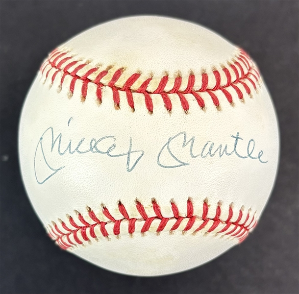 Mickey Mantle Signed OAL Baseball (PSA/DNA LOA)