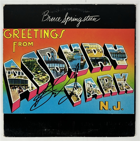 Bruce Springsteen Signed Debut "Greetings From Asbury Park" Album (Beckett/BAS LOA)