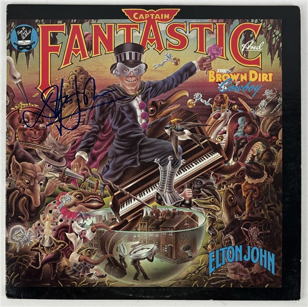 Elton John Signed "Captain Fantastic" Album Cover (Beckett/BAS & Epperson/REAL LOA)