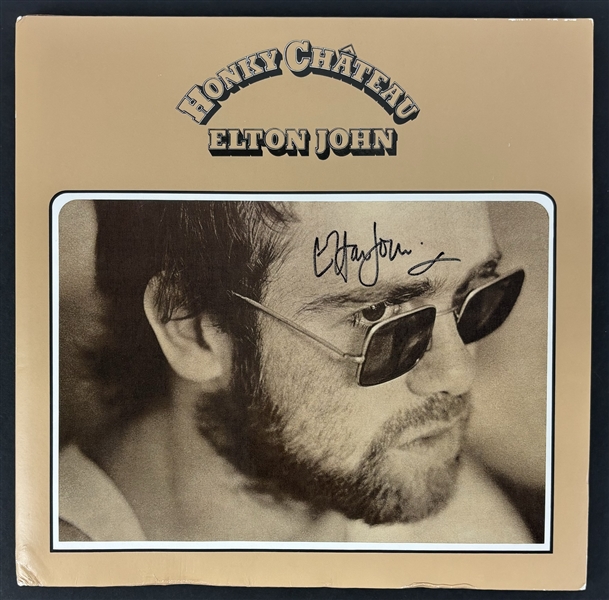 Elton John Signed "Honkey Chateau" Album Cover (Beckett/BAS LOA)
