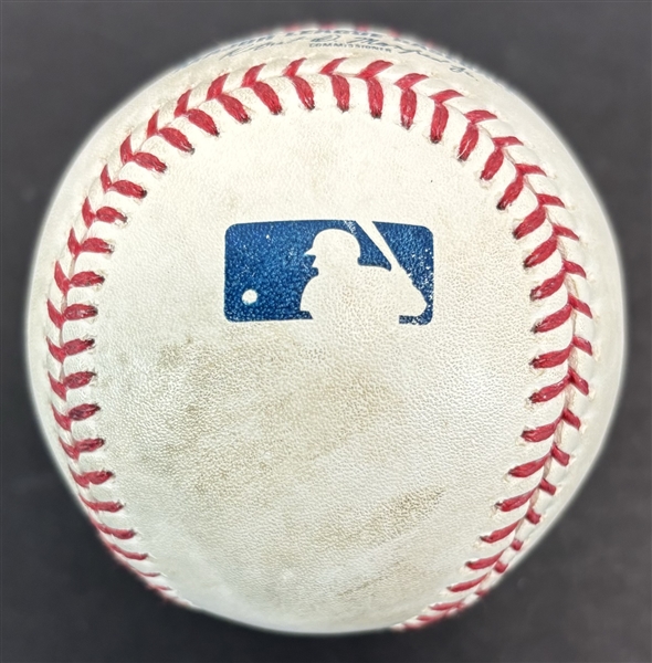 Aaron Judge Historic Record Setting NY Yankees Career Home Run #70 Game Used Baseball w/ Excellent Provenance! (Steiner & Grey Flannel w/ Photo Matching)