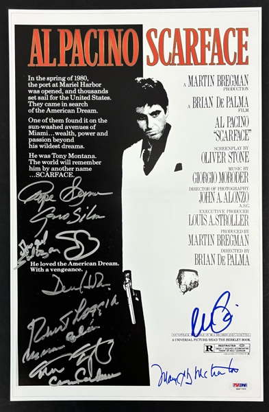 Scarface: Extensive Cast Signed 11" x 17" Scarface Photo w/ Al Pacino & More! (PSA/DNA & Beckett/BAS LOA)