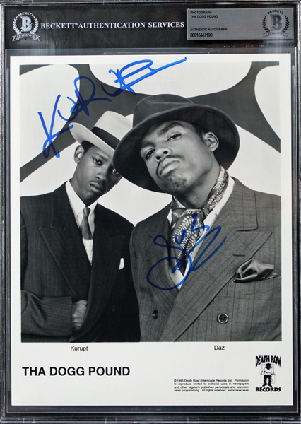 The Dogg Pound: Daz & Kurupt Signed 8" x 10" Promo Photo (Beckett/BAS Encapsulated)
