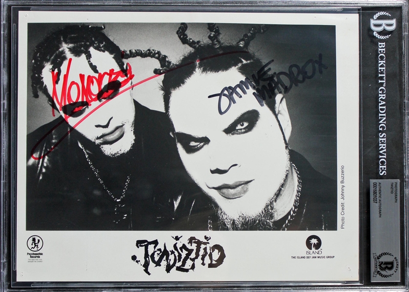Twiztid: Dual-Signed 8" x 10" Promotional Photo (Beckett/BAS Encapsulated)