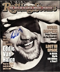 Eddie Van Halen Signed April 1995 Rolling Stone Magazine (Beckett/BAS LOA)