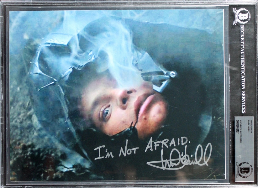 Star Wars: Mark Hamill Signed & Inscribed 8" x 10" Photo (Beckett/BAS Encapsulated & LOA)