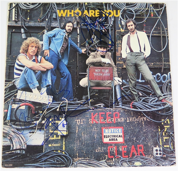 The Who: Group Signed "Who Are You?" Record Album (3 Sigs)(Beckett/BAS & JSA LOAs)