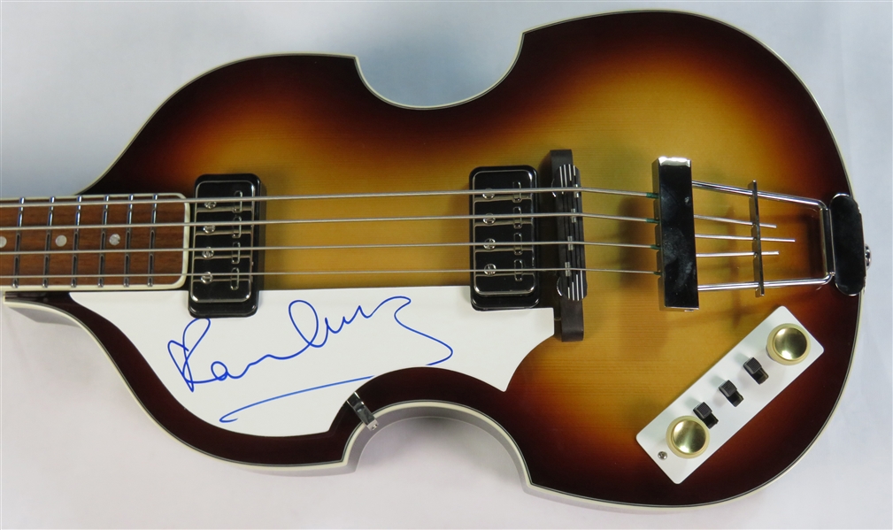 The Beatles: Paul McCartney Signed Hofner Left-Handed Bass Guitar (Beckett/BAS LOA)(JSA LOA)(Caiazzo LOA)