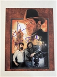 Indiana Jones: Lucas, Ford, & Spielberg Signed 11" x 14" Photo (JSA LOA)(Ulrich Collection)