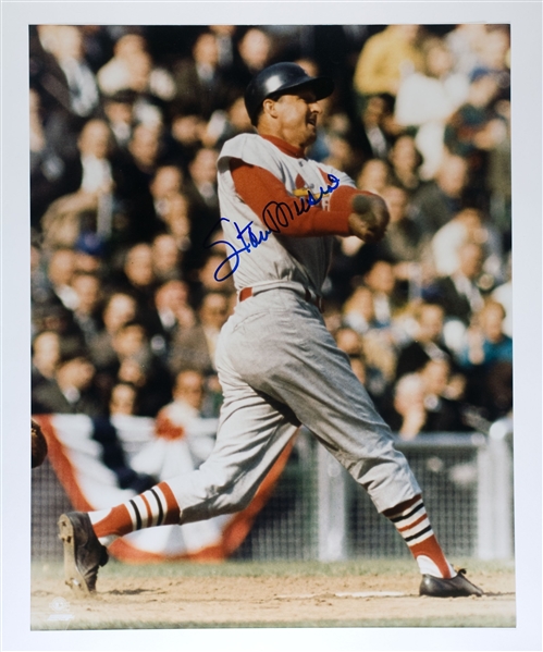 Stan Musial Signed 16" x 20" Photo (JSA)(Ulrich Collection)