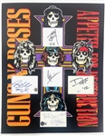 Guns N Roses: Custom Mat w/ 5/Signatures (Beckett/BAS)