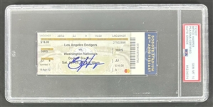 Bryce Harper Signed 2012 MLB Debut Game Ticket w/ Gem Mint 10 Auto! (PSA/DNA Encapsulated)