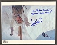 Star Wars: Mark Hamill Signed 8" x 10" Empire Strikes Back Photo w/ Funny Inscription & Gem Mint 10 Auto! (Beckett/BAS LOA)