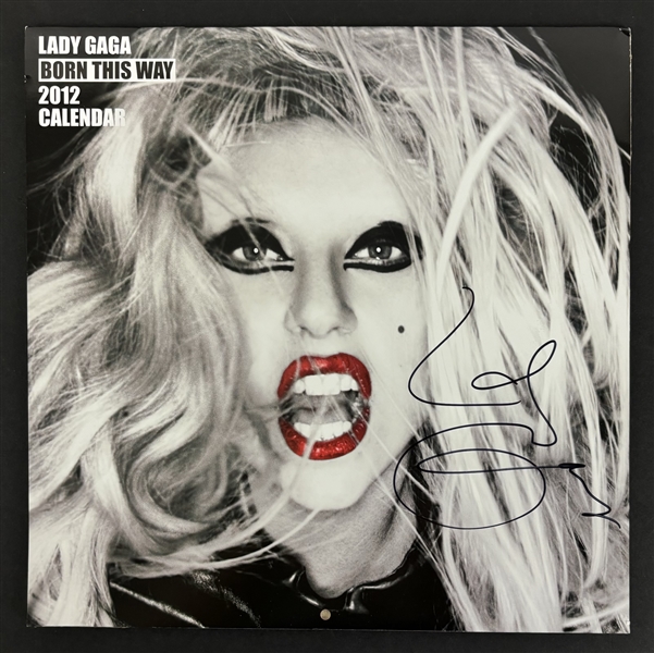 Lady Gaga Signed 2012 "Born This Way" Calendar (Beckett/BAS LOA)