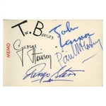 The Beatles Group Signed Vintage 1963 Autograph Book (Tracks LTD)(Beckett/BAS LOA)