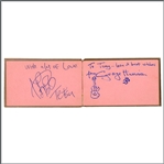 Tony Zemaitis Jr. Personal Multi-Signed Autograph Book w/ Signatures from George Harrison, Pete Townshend, & Many More! (26+ Autographs)(Beckett/BAS & Tracks LTD LOA)