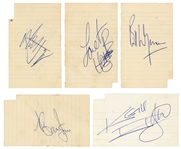 The Rolling Stones: Full Autograph Set with Original Lineup (Beckett/BAS LOA)(Tracks LTD)