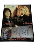 Led Zeppelin: Robert Plant & Jimmy Page Signed 1995 Concert Poster in Framed Display (JSA LOA)
