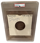 The Beatles: George Harrison Signed "She Loves You" 45 RPM Sleeve (PSA/DNA Encapsulated)