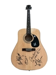 Fleetwood Mac: Rare Group Signed Acoustic Guitar w/ all 5 Members! (PSA/DNA LOA)