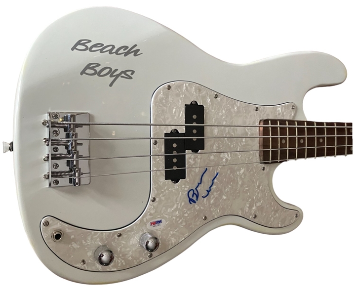 Beach Boys: Brian Wilson Signed Bass Guitar (PSA/DNA)