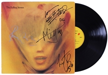 The Rolling Stones Group Signed "Goats Head Soup" Record Album (Beckett/BAS LOA)
