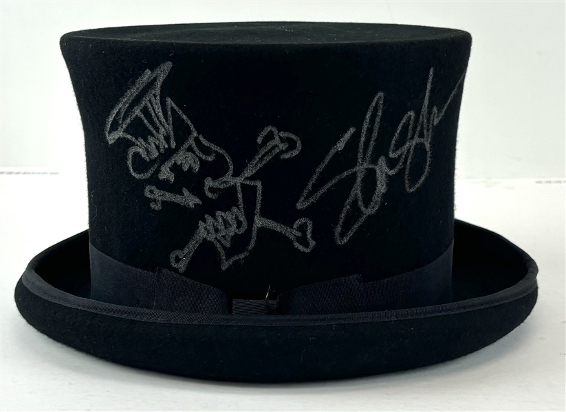 Guns N Roses: Slash Signed Top Hat with Beautiful Detailed Sketch & Inscriptions! (Beckett/BAS LOA & Epperson/REAL LOA)