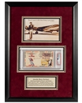 Amelia Earhart Signed Postal Cover in Framed Display (PSA/DNA Encapsulated & LOA)