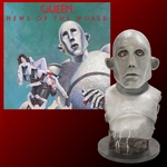 Queen: Frank Kelly Freas 1977 Frank The Robot Concept Bust Used in Design Process for "News of the World" Album Cover!