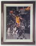 Kobe Bryant Signed Ltd. Ed. "Photo-to-Art" in Framed Display - Numbered 8 of 108! (UDA COA)
