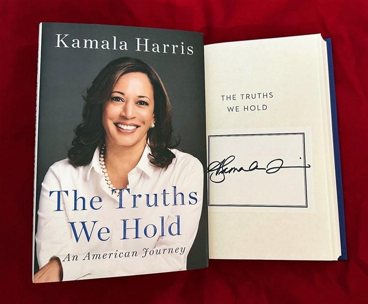 Vice President Kamala Harris Signed Hardcover Book "The Truths We Hold" (Third Party Guaranteed)