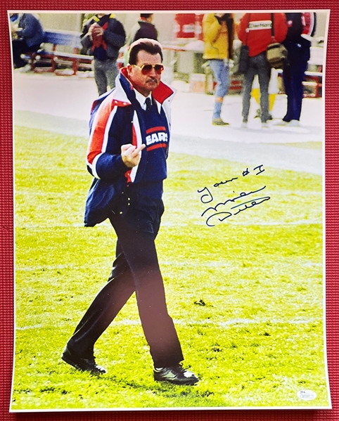 Mike Ditka Signed 16” x 20” ‘You’re #1” Photograph (JSA COA)