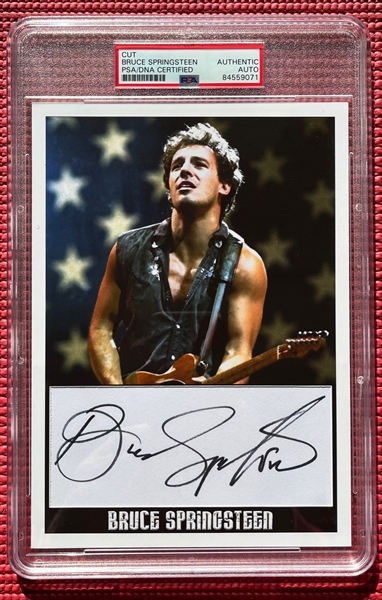Bruce Springsteen Signed 5" x 7" Photo (PSA/DNA Encapsulated)