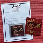 Van Halen: Group Signed "For Unlawful Carnal Knowledge" CD Insert (4 Sigs)(Epperson/REAL LOA)