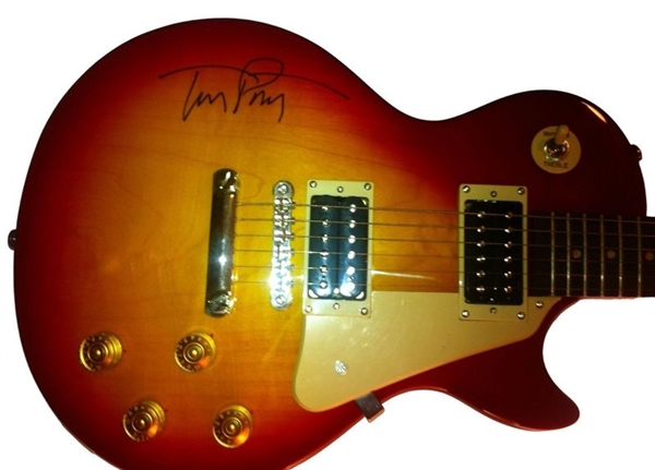 Tom Petty Signed Gibson Epiphone Les Paul Guitar w/ Desirable On-Body Autograph! (PSA/DNA LOA)