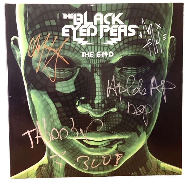 The Black Eyed Peas Group Signed "The End" Record Album (Third Party Guaranteed)
