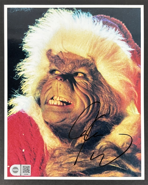 Jim Carrey Signed 8" x 10" The Grinch Photo (JSA)