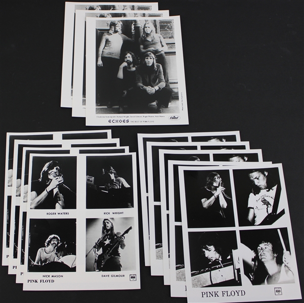 Pink Floyd Lot of Twelve Promotional 8" x 10" Photos (Unsigned)