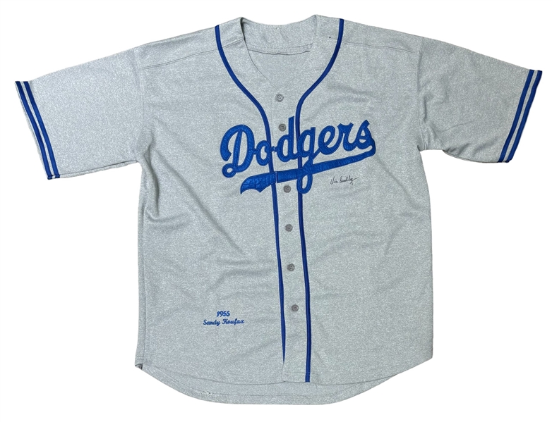 Vin Scully Signed L.A. Dodgers Jersey (PSA/DNA LOA)