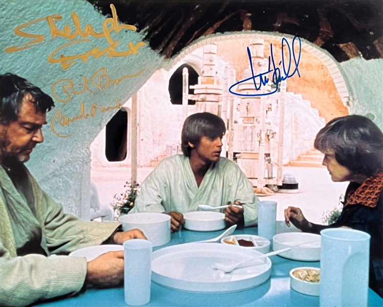 Star Wars: Hamill, Brown & Fraser Multi-Signed 8" x 10” “A New Hope” Photo (SWAU)