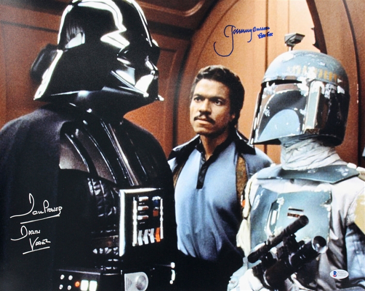 Star Wars: Jeremy Bulloch & David Prowse Signed 16" x 20" Photo (Beckett/BAS)