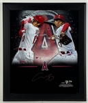 Shohei Ohtani Signed LA Angels 20" x 24" Photo in Framed Display (Fanatics)(MLB Holo)