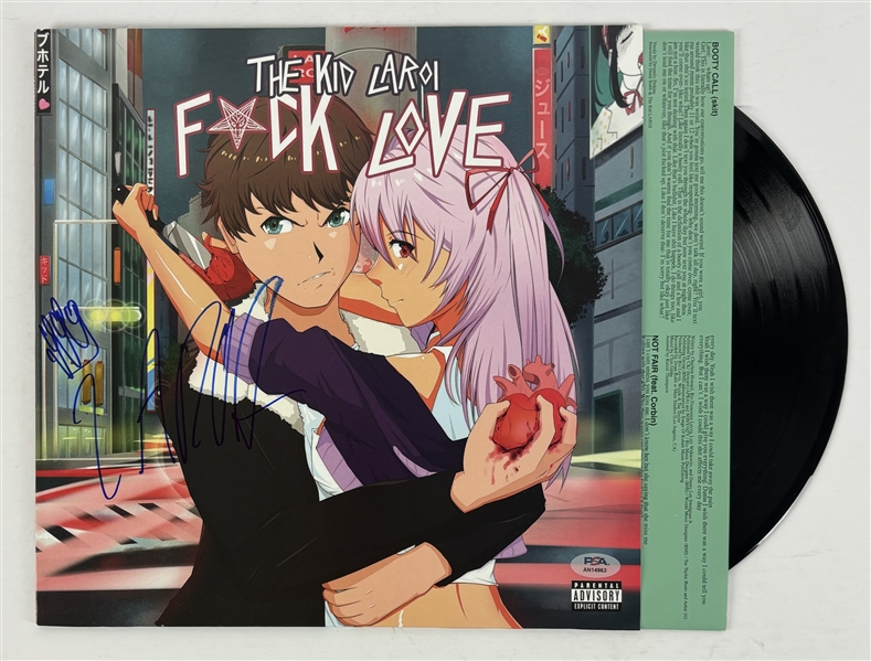 The Kid LAROI Signed "F*ck Love" Album Cover w/ Vinyl (PSA/DNA)