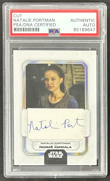 Star Wars: Natalie Portman Signed "Padme Amidala" Trading Card (PSA/DNA Encapsulated)