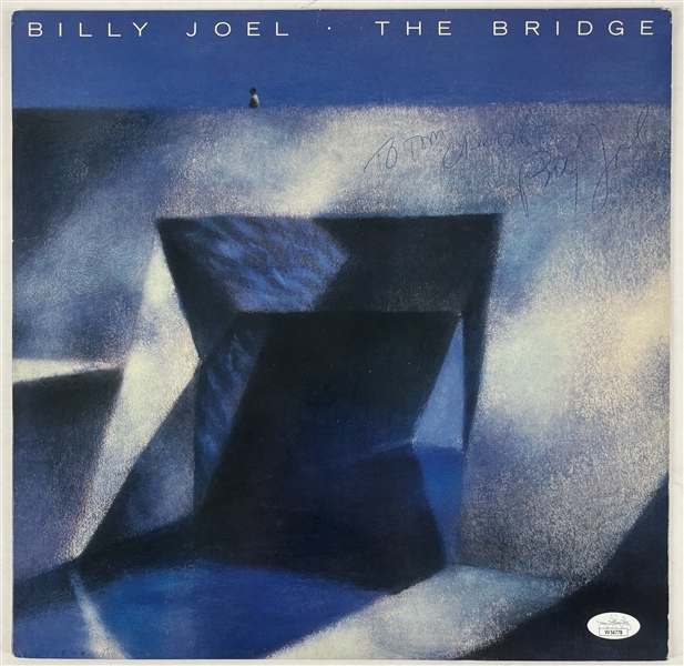 Billy Joel Signed "The Bridge" Album Cover w/ Vinyl (JSA Sticker)