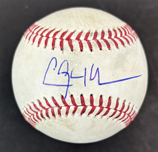 Clayton Kershaw Single Signed OML Batting Practice Baseball (PSA/DNA)